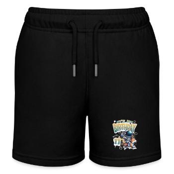 Astronaute 11e anniversaire Chien de l'espace drôle - Short de jogging enfant bio Stanley/Stella - noir - Devant