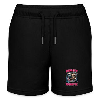 Dog Agility Fanatic Dog Sport Agility Training - Short de jogging enfant bio Stanley/Stella - noir - Devant