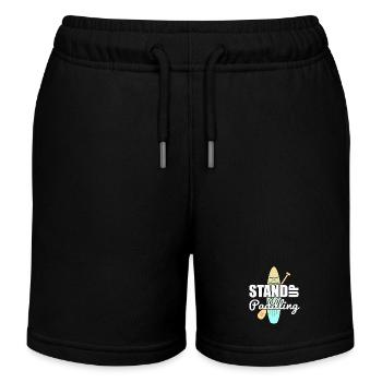 SUP Stand Up Paddling - Kinder Organic Joggingshorts Mini Bolter von Stanley/Stella - Schwarz - Vorne