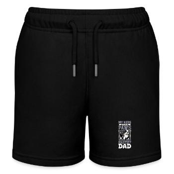 Transmontano Papa - Kinder Organic Joggingshorts Mini Bolter von Stanley/Stella - Schwarz - Vorne