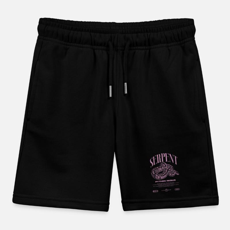 Ball Python Moderne Reptilienwärter Streetwear Kinder Organic Joggingshorts Mini Bolter von Stanley/Stella