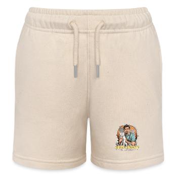Veterinary Technician Animal Advocate Vet Clinic - Kids Organic Sweat Shorts by Stanley/Stella - soft Ecru - Front