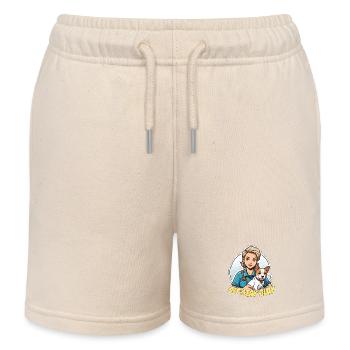 Dog Trainer Sit Stay Slay Loves Agility Training - Kids Organic Sweat Shorts by Stanley/Stella - soft Ecru - Front