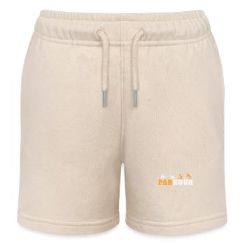 Parkour Junkie Retro Freerun Sport - Short de jogging enfant bio Stanley/Stella - écru doux - Devant