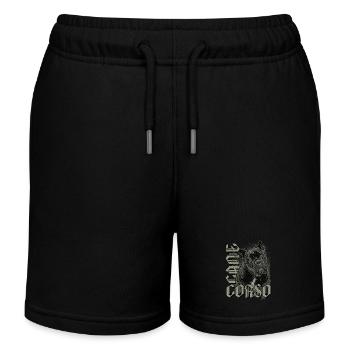 Cane Corso Hund Hundehalter - Kinder Organic Joggingshorts Mini Bolter von Stanley/Stella - Schwarz - Vorne