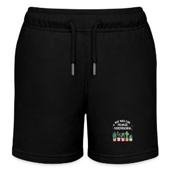 nur noch eine Pflanze, versprochen - Kinder Organic Joggingshorts Mini Bolter von Stanley/Stella - Schwarz - Vorne