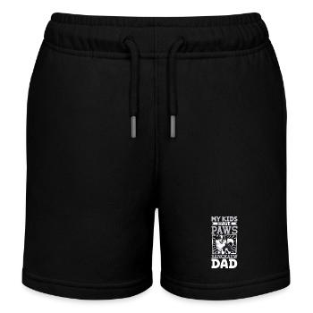 Thai Bangkaew Dog Papa - Kinder Organic Joggingshorts Mini Bolter von Stanley/Stella - Schwarz - Vorne