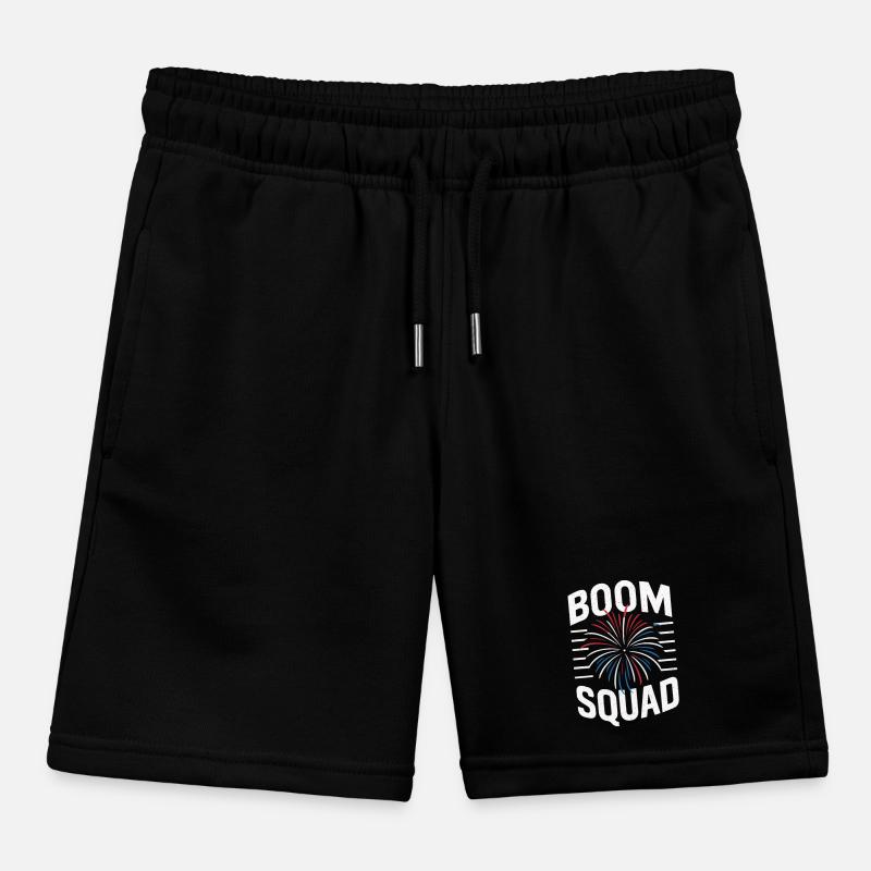 Pyrotechnics Fireworks Pyrotechnics Kids Organic Sweat Shorts by Stanley/Stella