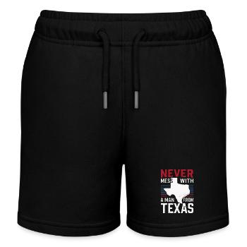 État du Texas Texans Texas - Short de jogging enfant bio Stanley/Stella - noir - Devant