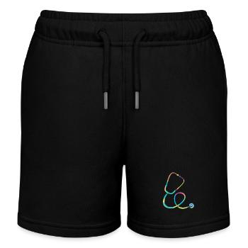 Krankenschwester Rente - Kinder Organic Joggingshorts Mini Bolter von Stanley/Stella - Schwarz - Vorne