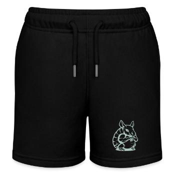 tatou - Short de jogging enfant bio Stanley/Stella - noir - Devant