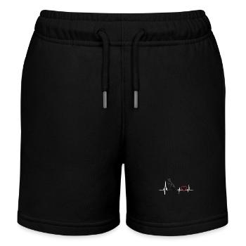 Panthère - Short de jogging enfant bio Stanley/Stella - noir - Devant