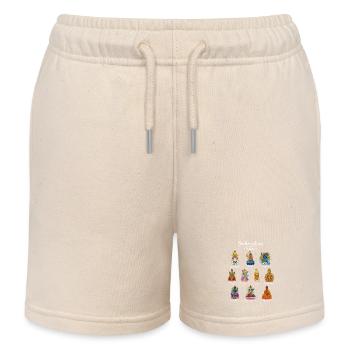 Bodhisattvas - Dieux bouddhistes - Short de jogging enfant bio Stanley/Stella - écru doux - Devant