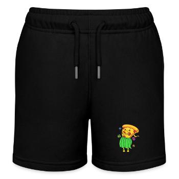 Pizza Hawaï - Short de jogging enfant bio Stanley/Stella - noir - Devant
