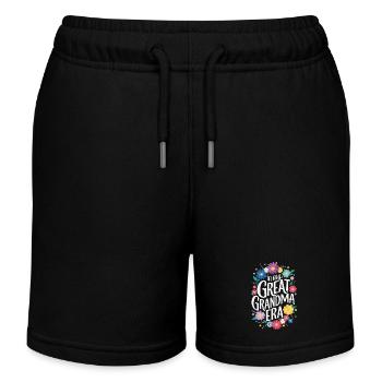 Oma Großmutter Muttertag Familie - Kinder Organic Joggingshorts Mini Bolter von Stanley/Stella - Schwarz - Vorne