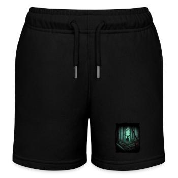 Leshy - slawischer Beschützer des Waldes - Kinder Organic Joggingshorts Mini Bolter von Stanley/Stella - Schwarz - Vorne