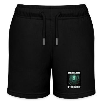 Leshy - slawischer Beschützer des Waldes - Kinder Organic Joggingshorts Mini Bolter von Stanley/Stella - Schwarz - Vorne