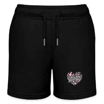 Oma Großmutter Muttertag Familie - Kinder Organic Joggingshorts Mini Bolter von Stanley/Stella - Schwarz - Vorne