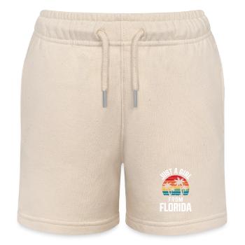 Floride États-Unis Amérique Graine - Short de jogging enfant bio Stanley/Stella - écru doux - Devant