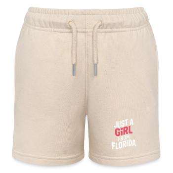 Florida USA Amerika Saat - Kinder Organic Joggingshorts Mini Bolter von Stanley/Stella - Natur - Vorne