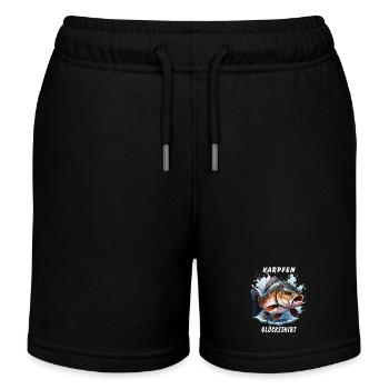 KARPFEN GLÜCKSSHIRT - Kinder Organic Joggingshorts Mini Bolter von Stanley/Stella - Schwarz - Vorne