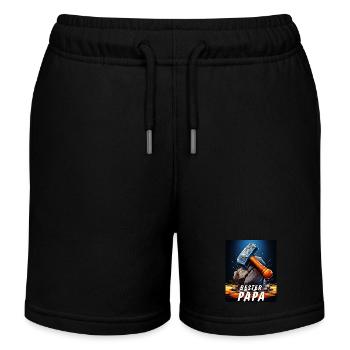 VA-THOR HAMMER BESTER PAPA - Kinder Organic Joggingshorts Mini Bolter von Stanley/Stella - Schwarz - Vorne