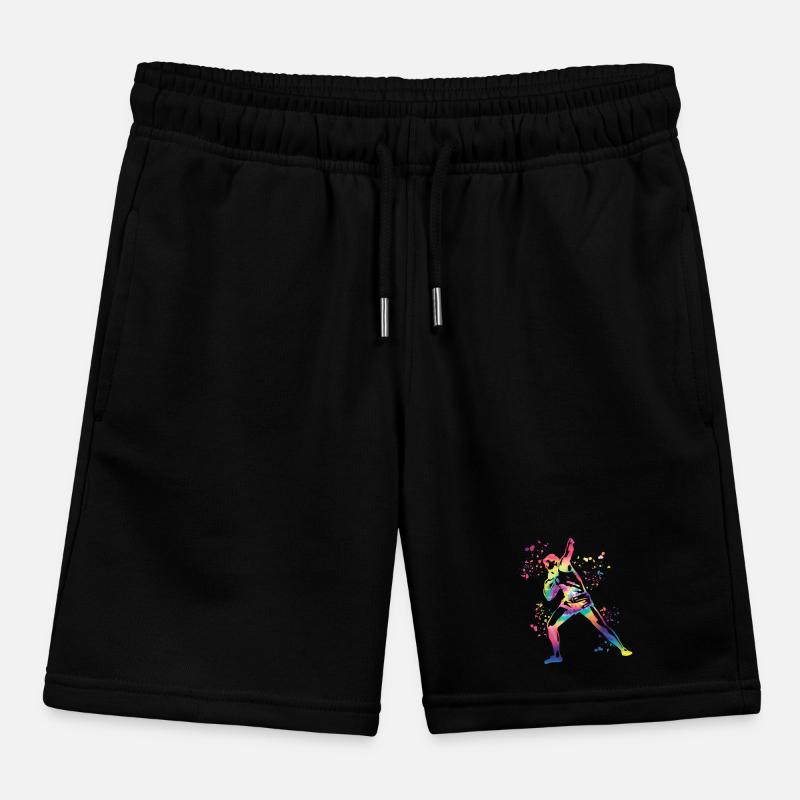 Kugelstoßer Colorsplash Kugelstoßen Kinder Organic Joggingshorts Mini Bolter von Stanley/Stella