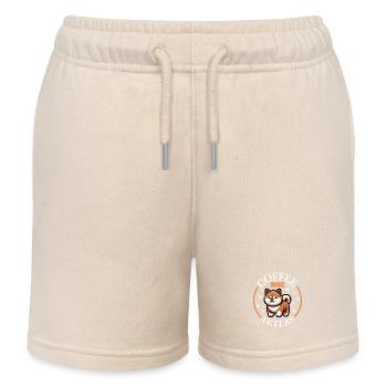 Café et Akita - Short de jogging enfant bio Stanley/Stella - écru doux - Devant