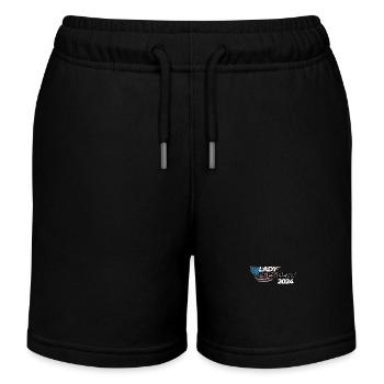 Lady President 2024: Kamala Harris for Change - Kinder Organic Joggingshorts Mini Bolter von Stanley/Stella - Schwarz - Vorne