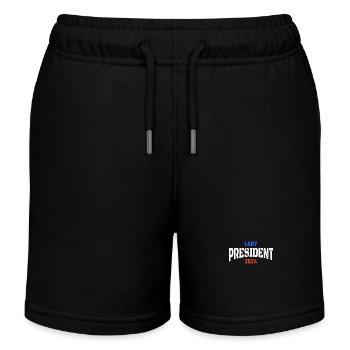 Lady President 2024: Back Kamala Harris 2024 - Kinder Organic Joggingshorts Mini Bolter von Stanley/Stella - Schwarz - Vorne