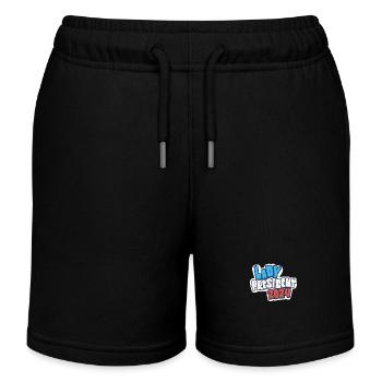 Lady President 2024: Stand With Kamala Harris - Kinder Organic Joggingshorts Mini Bolter von Stanley/Stella - Schwarz - Vorne