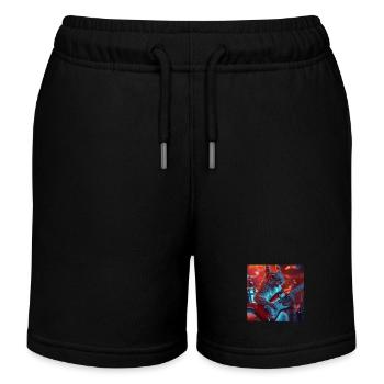 Écureuil - Short de jogging enfant bio Stanley/Stella - noir - Devant