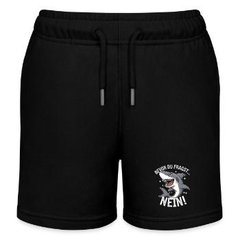 Requin Requin Requins Requin - Short de jogging enfant bio Stanley/Stella - noir - Devant