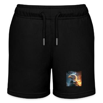 Aigle - Short de jogging enfant bio Stanley/Stella - noir - Devant