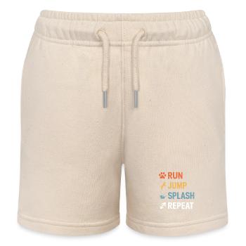 Dock Diving Dire Dog Diving Dock Diving Cadeau - Short de jogging enfant bio Stanley/Stella - écru doux - Devant