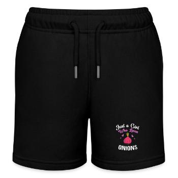Oignon - Short de jogging enfant bio Stanley/Stella - noir - Devant