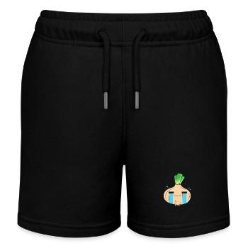 Oignon - Short de jogging enfant bio Stanley/Stella - noir - Devant