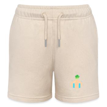 Oignon - Short de jogging enfant bio Stanley/Stella - écru doux - Devant