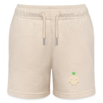 Oignon - Short de jogging enfant bio Stanley/Stella - écru doux - Devant