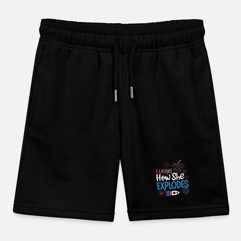 Pyrotechniker Feuerwerk Pyrotechnik Kinder Organic Joggingshorts Mini Bolter von Stanley/Stella