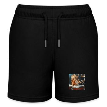 Écureuil - Short de jogging enfant bio Stanley/Stella - noir - Devant
