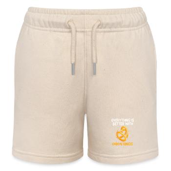 Onion - Kids Organic Sweat Shorts by Stanley/Stella - soft Ecru - Front