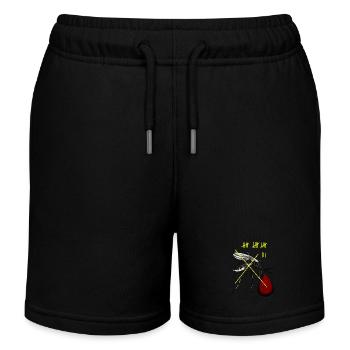 Moustiques Peste Insectes Nuisibles Moustique Heure d’été - Short de jogging enfant bio Stanley/Stella - noir - Devant