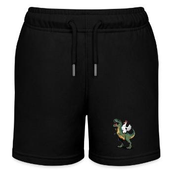 Chicken - Kids Organic Sweat Shorts by Stanley/Stella - black - Front