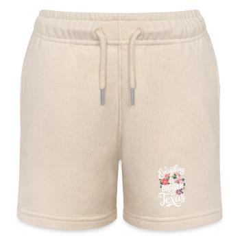 Texas State Texans Texas - Kids Organic Sweat Shorts by Stanley/Stella - soft Ecru - Front
