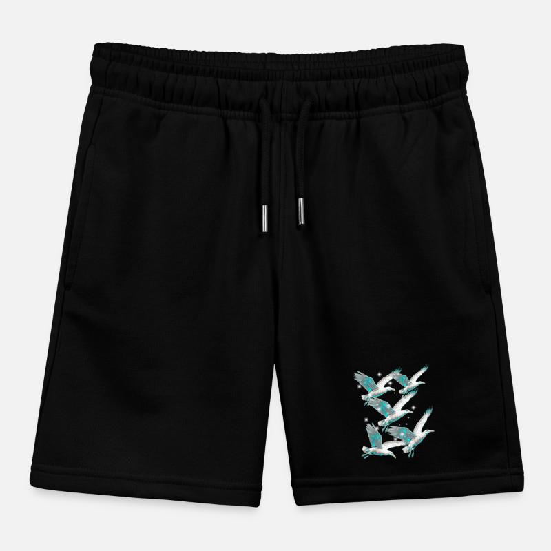 Maritim Möwe Möwen Seevögel Kinder Organic Joggingshorts Mini Bolter von Stanley/Stella