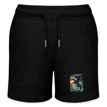 Cerf-volant - Short de jogging enfant bio Stanley/Stella - noir - Devant