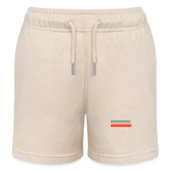 Karaoké Rétro Vintage Micro - Short de jogging enfant bio Stanley/Stella - écru doux - Devant
