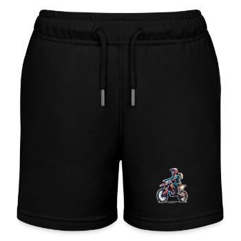Motocross Femmes Filles Fille - Short de jogging enfant bio Stanley/Stella - noir - Devant