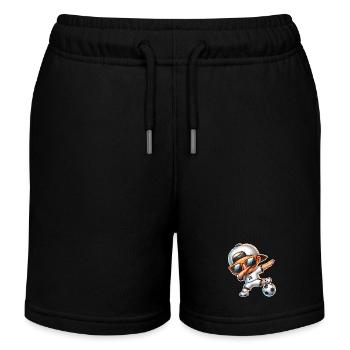Soccer Cool Joueur de Soccer Dabbing - Short de jogging enfant bio Stanley/Stella - noir - Devant